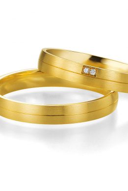 Χρυσές Βέρες Γάμου & Αρραβώνα K14 Benz Collection 007-008 by Breuning