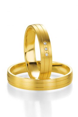 Χρυσές Βέρες Γάμου & Αρραβώνα K14 Benz Collection 009-010 by Breuning