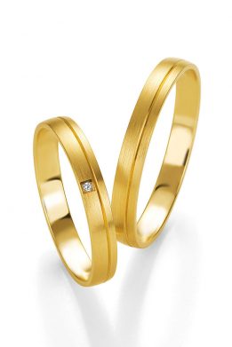 Χρυσές Βέρες Γάμου & Αρραβώνα K14 Benz Collection 005-006 by Breuning