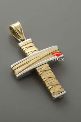 Ανδρικός Σταυρός Val'Oro Χρυσός με Σύρμα VR010700KL