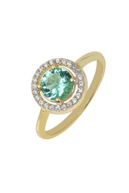 Δαχτυλίδι Ροζέτα 14Κ