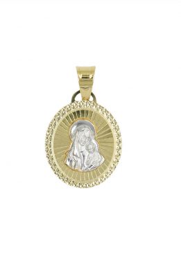 Χρυσό Μενταγιόν Κωνσταντινάτο Δίχρωμο