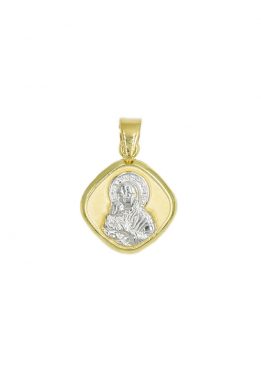 Χρυσό Μενταγιόν Κωνσταντινάτο Δίχρωμο