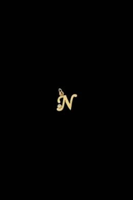 Χρυσό Μενταγιόν 9Κ Μονόγραμμα "Ν" Σε Κίτρινο Χρυσό