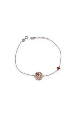 Ροζ Χρυσό Βραχιόλι 9Κ Με Λουλούδια KO-BRT11127